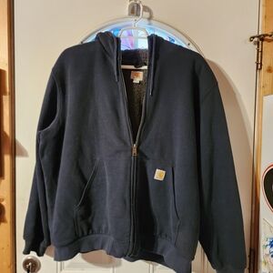 Carhartt Navy Blue Zip-Up Hoodie
